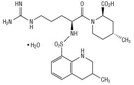 Argatroban-structural formula