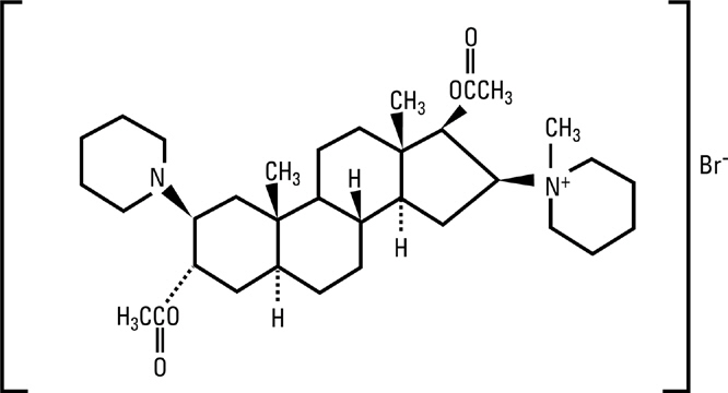 structural formula vecuronium bromide