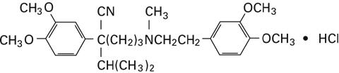 structural formula verapamil hydrochloride
